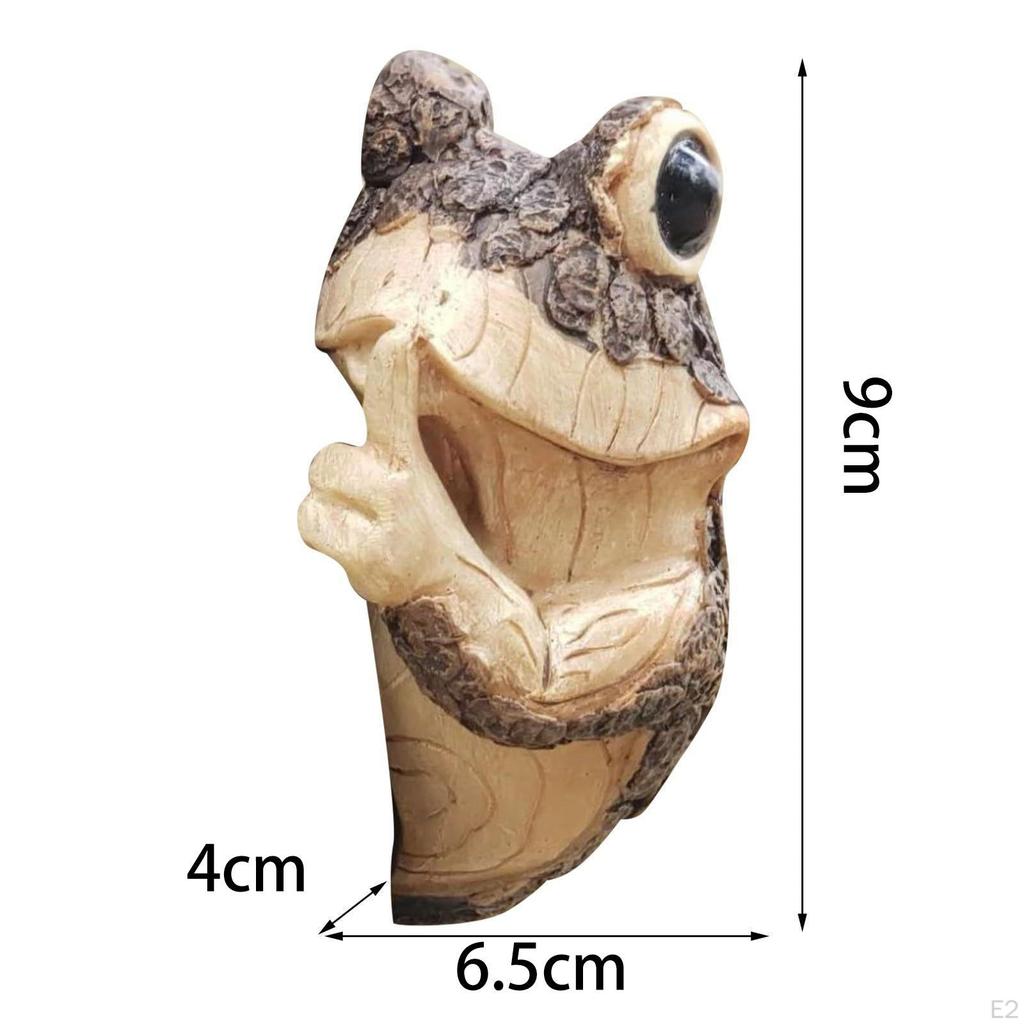 Животное Статуя лягушки Животные Декор Ремесла Украшение Коллекционный орнамент Скульптура для улицы