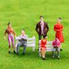 Street Park Figures Accs Miniatures Sitting People Figure Park Layout HO Scale Seated People Model