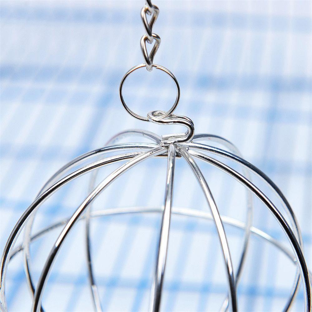 Круглая сферическая кормушка из нержавеющей стали для кормления сена, подвесной соломенный шар для морских свинок, хомяков, крыс, кроликов, зоотоваров