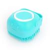 Namas Pet Dog Bath Brush, Cat Puppy Shampoo Shower Supplies Silicone, Blue, 1 Piece, Korean Pet Shampoo