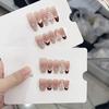 Pure Handmade Phototherapy Wearable Nails Sweet Christmas Finished Product Reusable Nail Patches