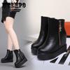 Women Snow Boots Winter Warm Push Ankle Boots Women Platform Female Wedge Waterproof