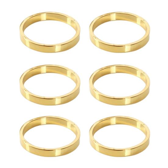 6/12 шт. Золотые кольца для салфеток Металлические кольца Дизайн Держатели для салфеток Пряжки Семейный ужин Свадебная вечеринка Украшение стола