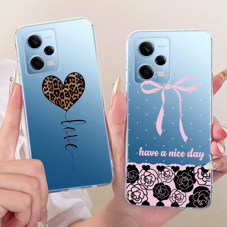 For Xiaomi Redmi Note 12 Pro 5G 2026 New Simple Style Phone Case For Redmi Note12 Pro Transparent TPU Soft Silicone Cases