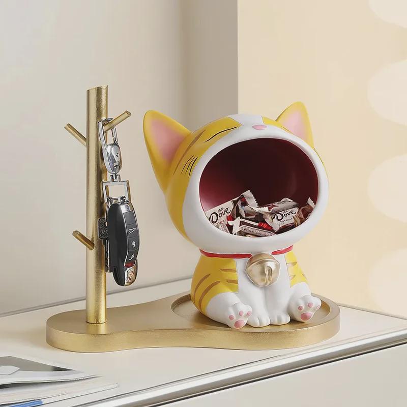 Креативное украшение для крыльца для кошек — милое украшение для дома и место для хранения ключей