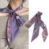 Large Size Long Silk Scarf Korean Bags Handle Decor Fashion Silk Scarves  For Women