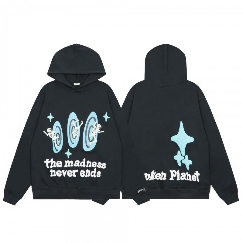Mens Oversized Hooded Sweatshirt With Fleece Lining Streetwear Style Cotton Pullover Winter Casual Wear