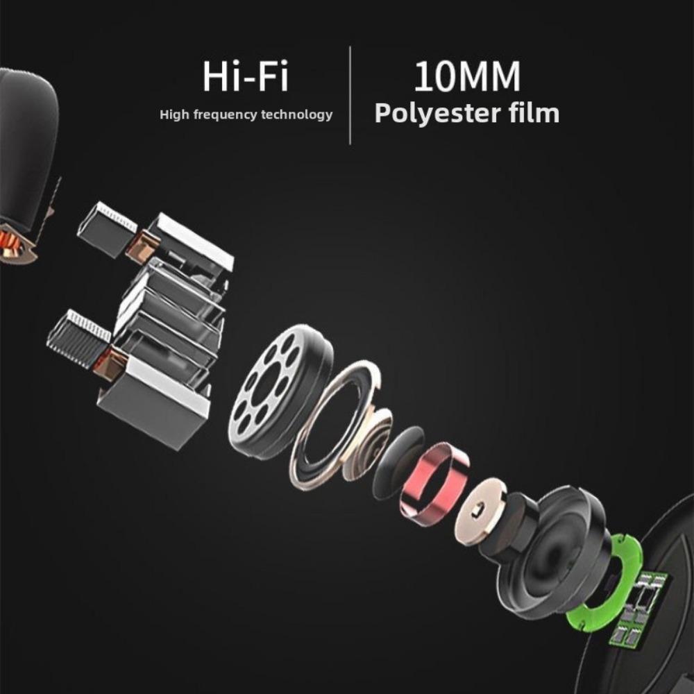 Мини-наушники Bluetooth 5.0 Беспроводные сверхдлительные наушники-вкладыши с шумоподавлением и одним ухом