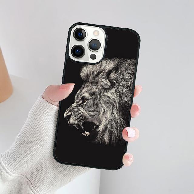 Чехол для телефона 'Рычащий Король Лев' Для Для iPhone 17 Air 16 15 11 12 13 14 Pro Max Plus coque