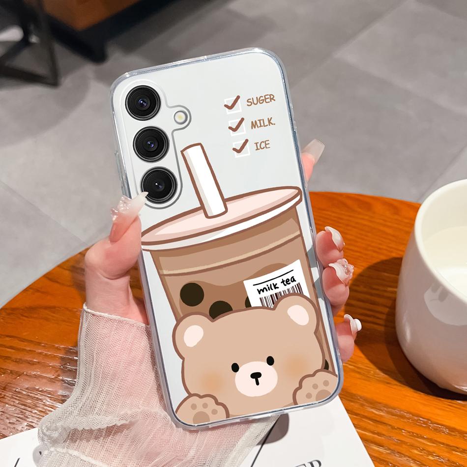 Чехол для Samsung Galaxy S25 FE Plus Ultra Прозрачный с рисунком цветов Задняя крышка для Samsung S 25 Ultra Мягкие противоударные чехлы для телефона