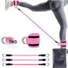 Эластичная лента с пряжкой для лодыжки - Тренажер для ног и бедер - Защитное снаряжение для фитнеса и спорта
