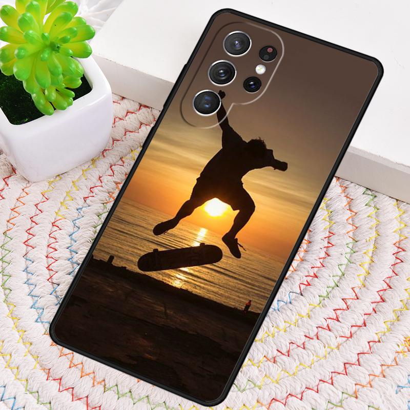 Чехол для телефона Extreme Sport TPU с изображением скейтборда для Samsung Galaxy note 10 pro S26 S25 S24 S23 S22 Ultra Plus S21 FE S20 Ударопрочный чехол