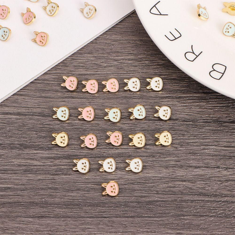 Sewing Accessories Ultra-small Buckle Doll Rabbit Buttons Doll Belt Buckles 1/6 Dolls Clothing