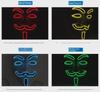 Маска для вечеринки Luminous V for Vendetta — Creative EL Line для ночных мероприятий