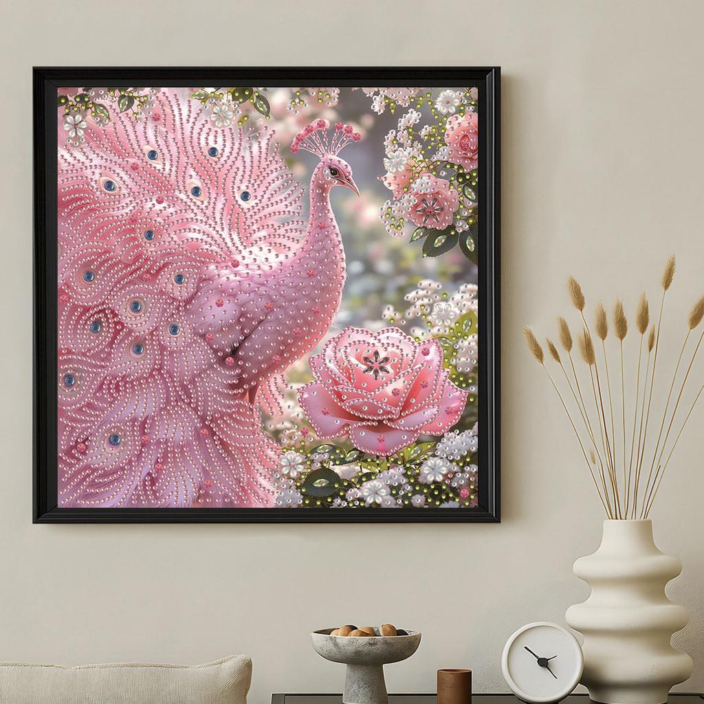Animal Special Shaped DIY Partial Drill Diamonds Dots Gem Art Kits for Adults Home Wall Decor Crystal Diamond Art 11.81x11.81in