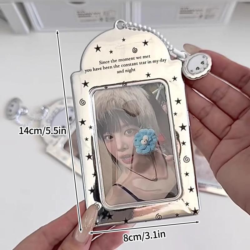 Kpop Держатель для фотокарточек Папка Рамки для фотокарточек Карточки айдолов Стенд для демонстрации Брелок для сумок Коллекционная книга с карточками Kpop