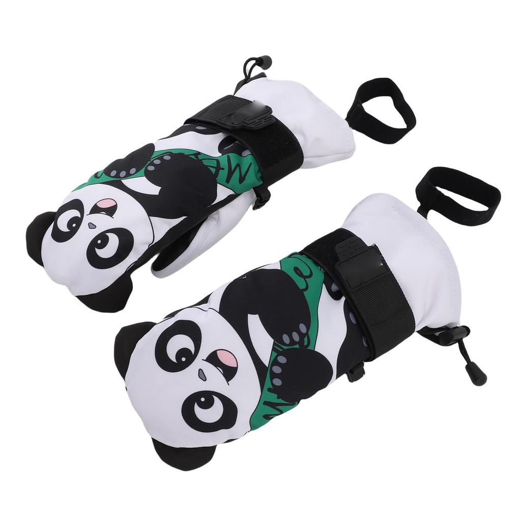 1 пара детских лыжных перчаток, нескользящие снежные варежки, теплые, износостойкие, водонепроницаемые перчатки для сноуборда Pand