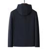 Мужская ретро-куртка в стиле business casual со съемным капюшоном, повседневное пальто