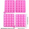 Cake Pop Maker Set Including 21 Hole Clear Acrylic Lollipop Display Stand Holder 20 Cavity Pink Silicone Cake Pop Mold YY210