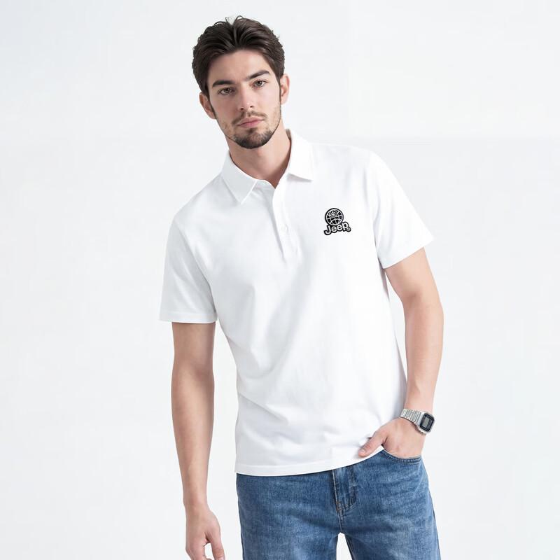 JEEP Men's Summer Loose Fit Cooling Polo Shirt