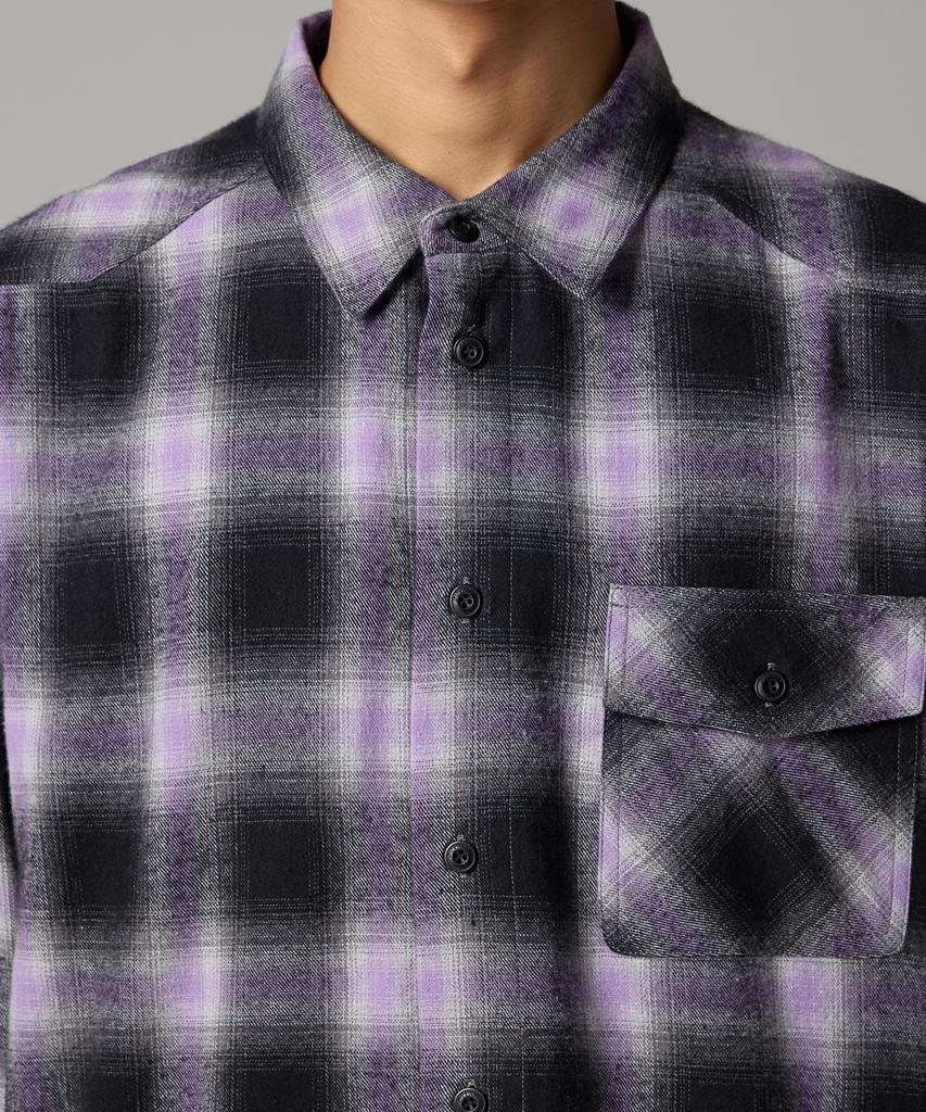 DICKIES One Pocket Ombre Shirt Purple