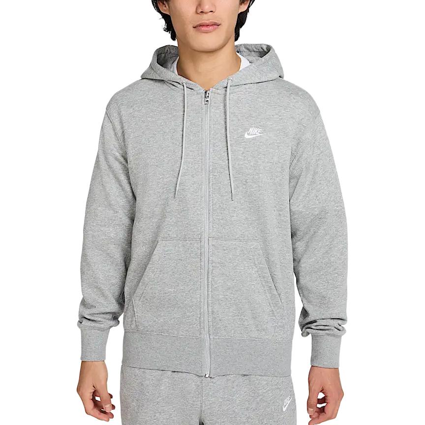 Nike Клубная толстовка мужская серая FN3885-063
