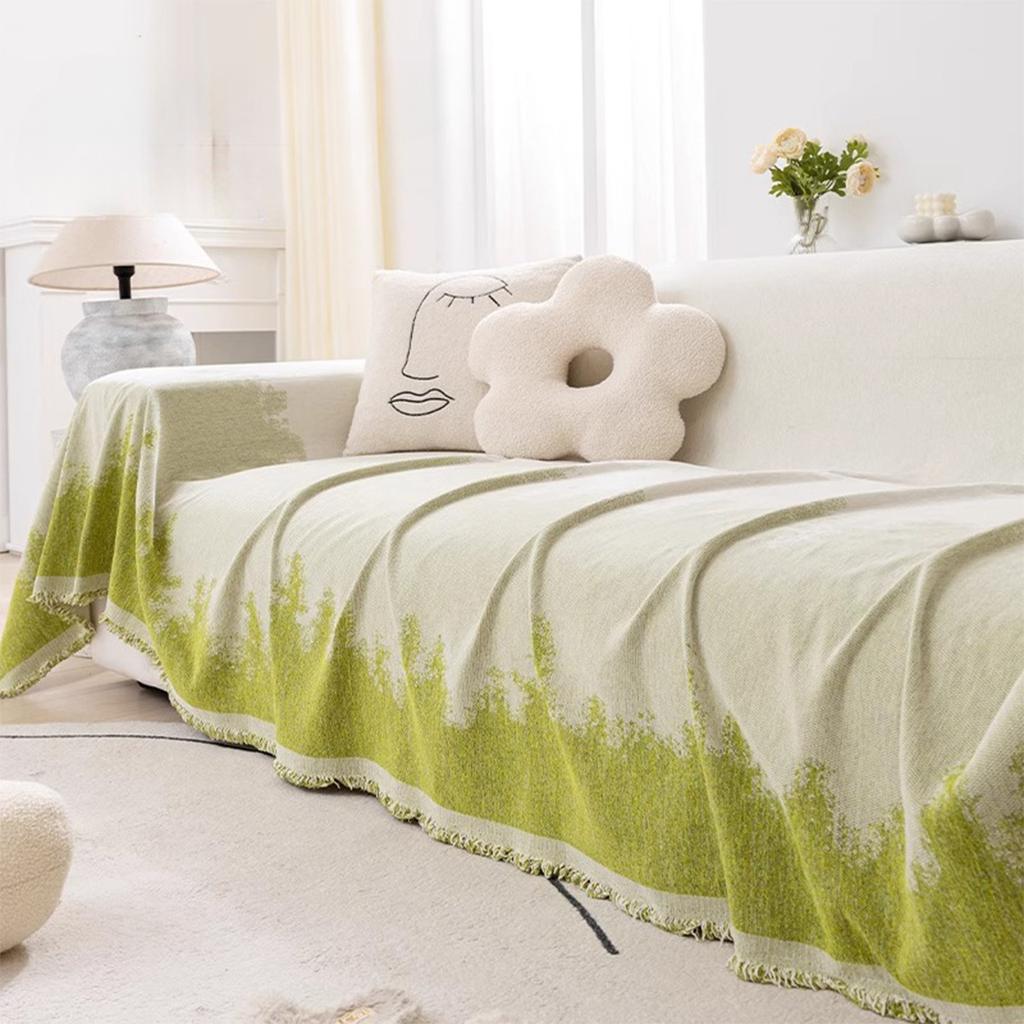 Простой модный чехол для дивана из шенилла Four Seasons Universal Anti-Scratching Antistick Wool Universal Sofa Towel