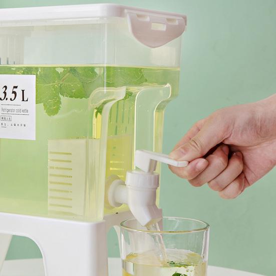 Useful Record Storage Date Keep Freshness No Odor Refrigerator Cold Kettle Lemonade Juice Dispenser Dormitory Accessory Beverage Ice Bucket