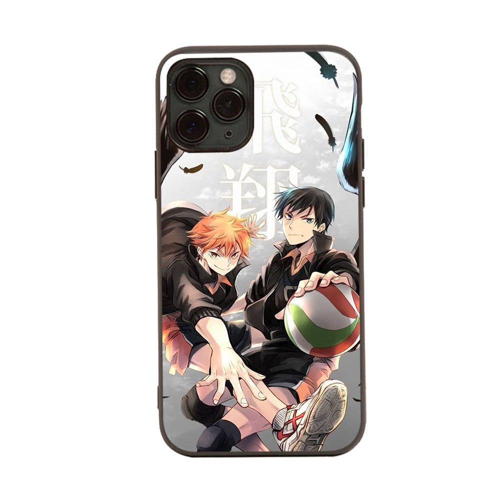 Чехол для Samsung A04 A14 A23 A34 A54 M23 M33 M52 M53 Realme 10 9 C30S C35 C55 VIVO Y02S Y21 Y51 X80 Pro Прозрачный чехол WI92 Haikyuu