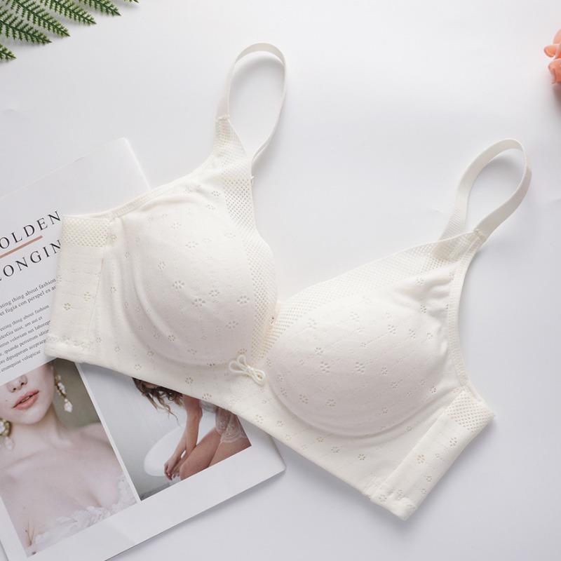 Тонкий бюстгальтер без стального кольца, притягивающий грудь, ультратонкий бюстгальтер с защитой от провисания, женский летний бюстгальтер