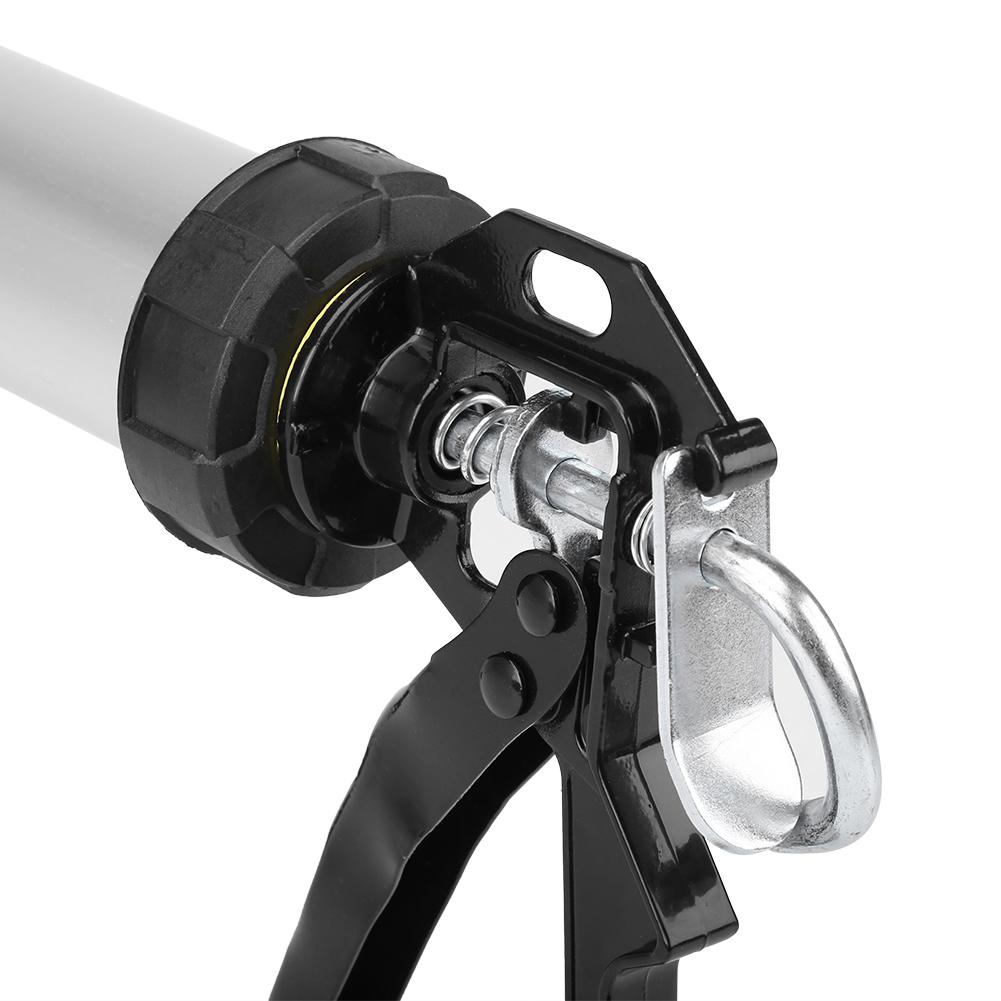 Aluminum Tube Silicone Caulking Gun 600ml Caulk Tool with 10 Nozzles Air Caulking Gun Silicone Caulking Gun Caulking Tools