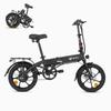 Electric Bike DYU A1F Pro 16" 250W Motor 7.5AH Foldable E-Bike Max Range 60Km Load 120Kg Black