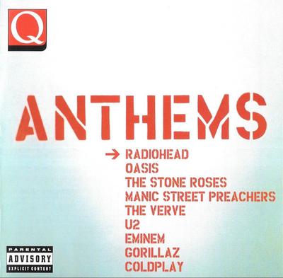 CD РАЗНЫЕ - Q Anthems VTDCD409 Virgin, Univers 2001 UK Рок Б/У