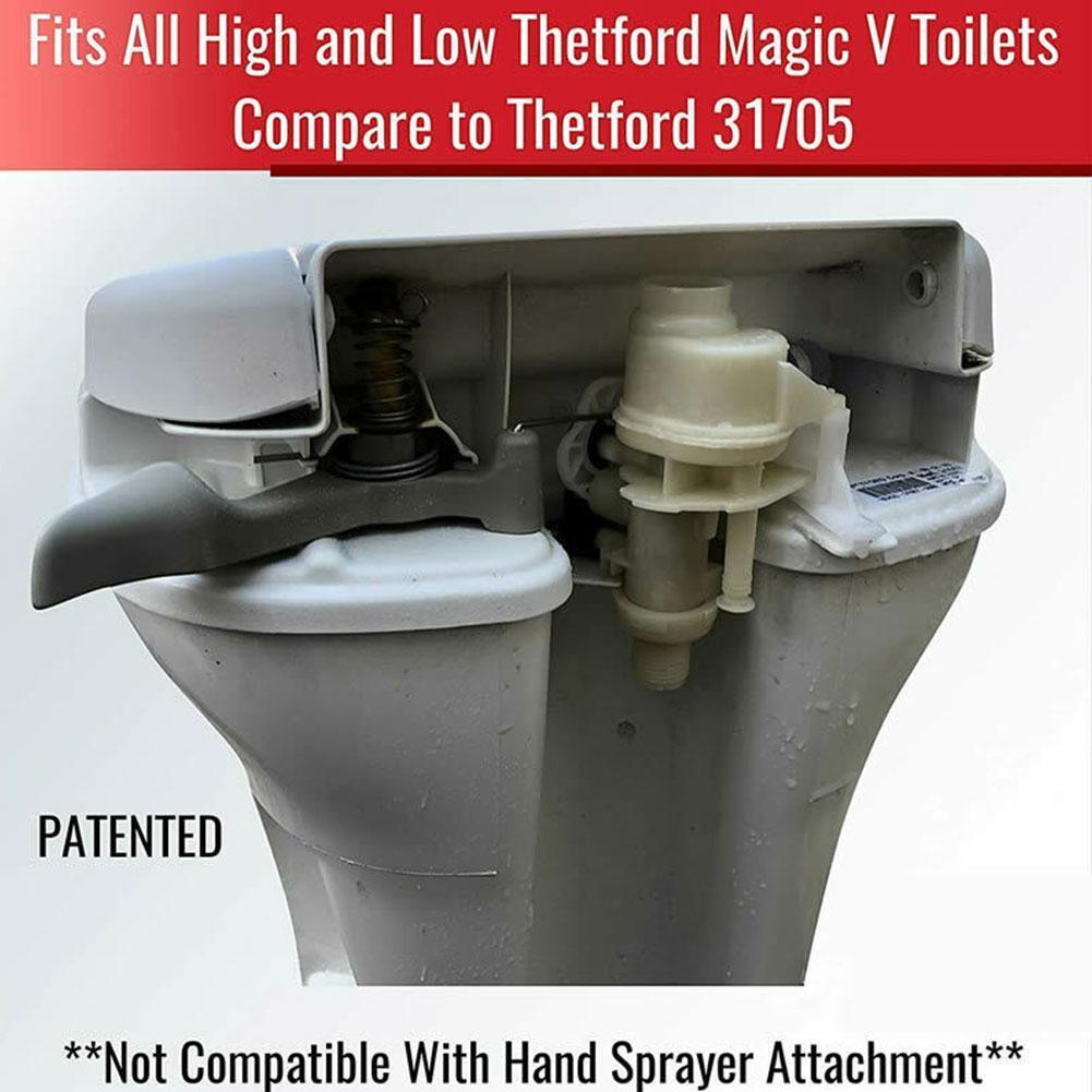 1 шт., устойчивый к утечкам, увеличенный срок службы, модернизированный модуль для туалетной воды в сборе для Thetford 31705 Valve Magic V, детали для туалетов для автофургонов