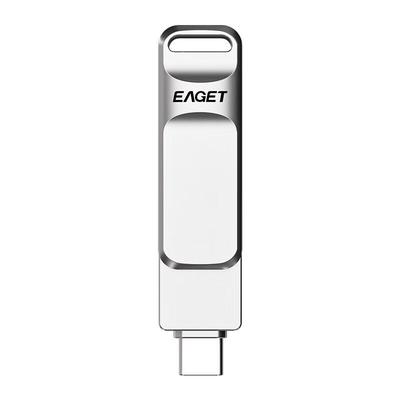 EAGET CF20 Type-C USB 3.0 Двойной Интерфейс Поворотный Металлический USB Флеш-Накопитель