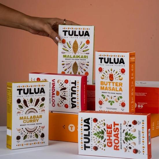 Tulua Try It All Combo Pack of 5 | Butter Masala, Ghee Roast Vindaloo, Malabar Curry, Malaikari | 1 Pack Serves 4-6 | 160 Gm Each