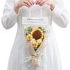 Вязаный крючком букет цветов Светящиеся светодиодные огни Вечные искусственные цветы Ручная работа Подарки на День матери