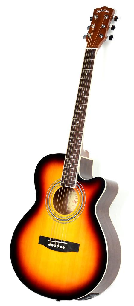 Sepia Crue Vintage Sunburst Electric Acoustic Guitar EAW-01/VS