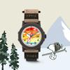 Часы Peanuts Camper Snoopy Ski Indiglo Светящиеся 38 мм TW4B34900