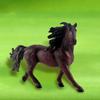 Miniature Horses Toy Detailed Texture High Simulation Decoration Accessories Farm Miniature Horses Animal Model Toy for Kids