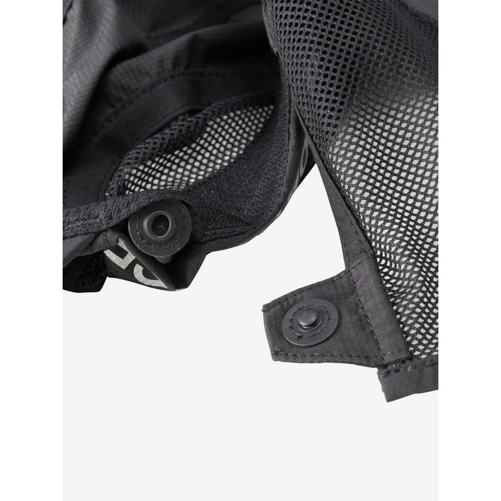 North Run Shield Cap Unisex Водоотталкивающая легкая съемная защитная кепка черного цвета M [The Face]