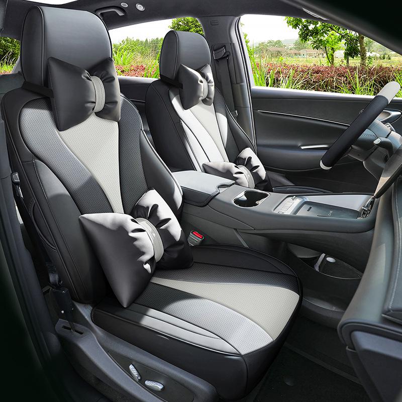 Всесезонные кожаные чехлы и подушки для сидений BYD Sea Lion 06 EV/DMi – Полное покрытие