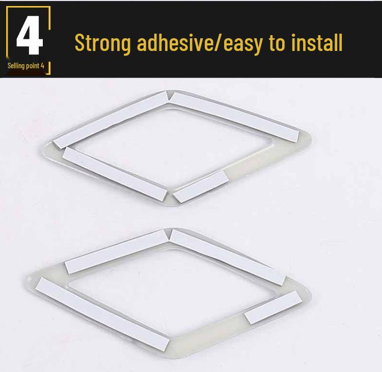 19 Q3 A-Pillar Speaker Decorative Frame Sticker - Interior Accessory