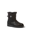Ankle Boots - Guess - LEELA - Black - Suede - 3.5 Cm Heel - Faux Fur Interior