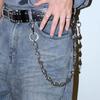 Винтажные мужские панк-ремни с цепочкой и черепами в стиле рок-панк, цепочка с индивидуальностью, джинсы с тяжелой талией и цепочкой