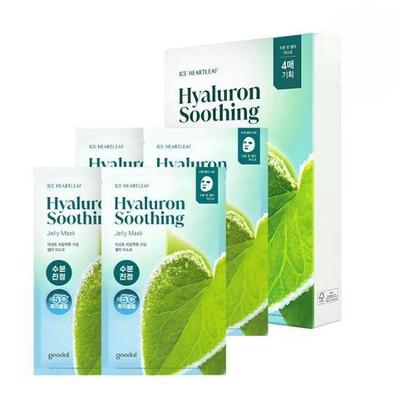 Успокаивающая тканевая маска Heartleaf Hyaluron, 4 шт.