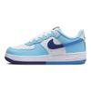 Nike Force 1 LV8 PS Split - Light Photo Blue Детские кроссовки White Deep-Royal-Blue Baltic-Blue DX2164-100