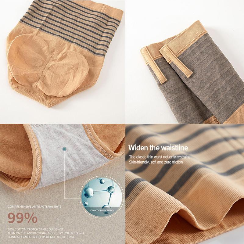 Женские корректирующие трусики с высокой талией, хлопковые трусы для восстановления после родов, дышащее нижнее белье для подтяжки живота и бедер, бесшовное короткое корректирующее белье больших размеров
