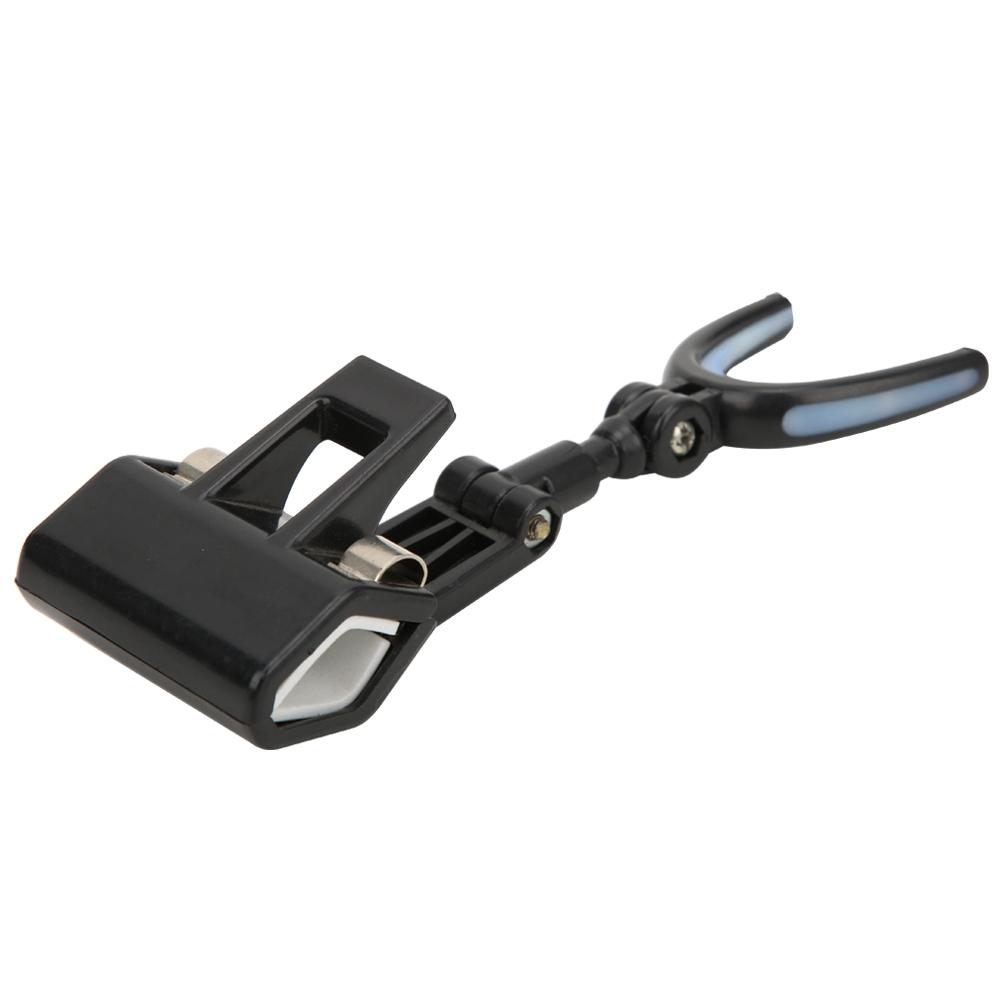 Plastic Portable Luminous Head 360 degrees  Rotating Fishing Rod Bracket Holder Back Hanging Stand