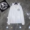 8139 CHROME HEARTS 2025 New Spring and Autumn Plus-size Thin Style Classic Style Logo Zipper Hooded Sweatshirt for Couples